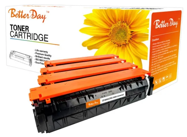 Toner BetterDay CF402A CRG045A 201A Y M252  zam. kaseta za HP Yellow 1.6k Slika 2