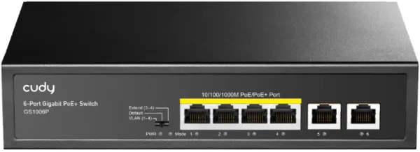 CUDY Cudy GS1006P 6-Port Gigabit PoE+ Switch Slika 4