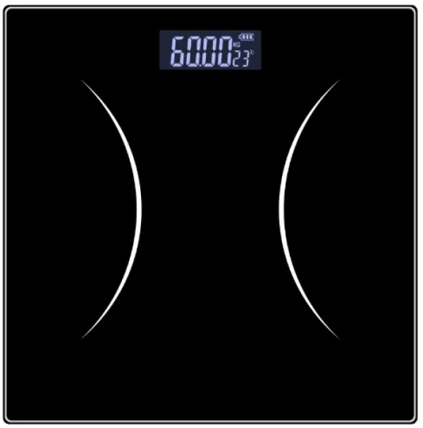 Vaga digitalna Rosberg R51650G za TT, 180kg, crna Slika 1