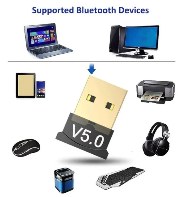 GEMBIRD BTD-MINI8 ** Gembird USB2.0/3.0  Bluetooth dongle v5.0, 2.4Ghz 3MB/s(24Mbps) 8dBm 20m BR8651(399) Slika 1