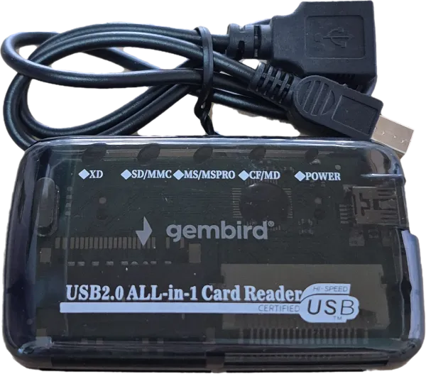 GEMBIRD FD2-ALLIN1-BLK ** Gembird USB2.0 citac svih tipova memorijskih kartica(319) Slika 4