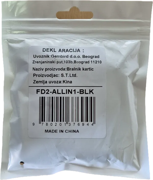 GEMBIRD FD2-ALLIN1-BLK ** Gembird USB2.0 citac svih tipova memorijskih kartica(319) Slika 3