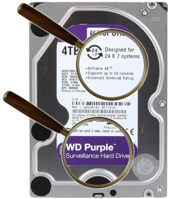 HDD 3.5 * 4TB WD43PURZ WD Purple 24/7 5400RPM 256MB SATA3 Slika 3