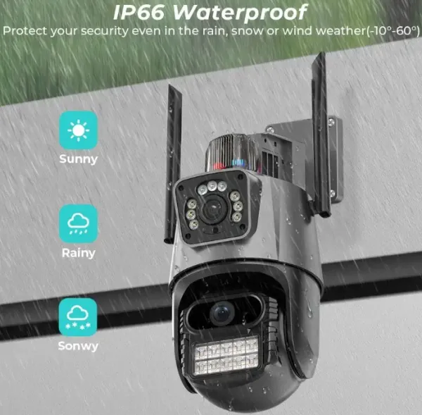 CAM-IP6MP-EP11-QQ GMB kamera 6 mpix microSD iCSee xmeye app Two-way voice PTZ ip66, 2.8mm+3.6mm Slika 3