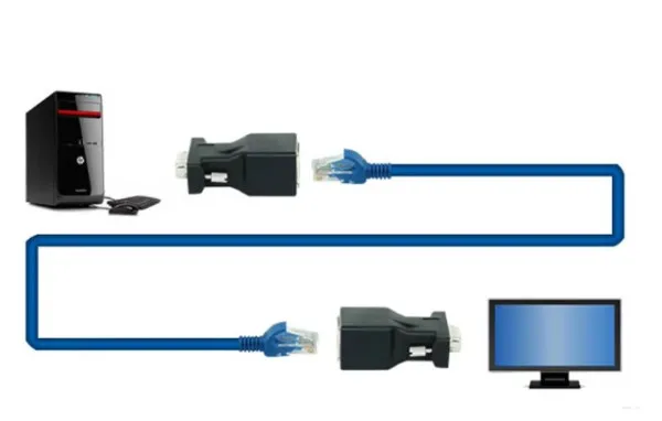 GMB DEX-VGA-06 Gembird VGA extender 30m preko LAN kabla Slika 10