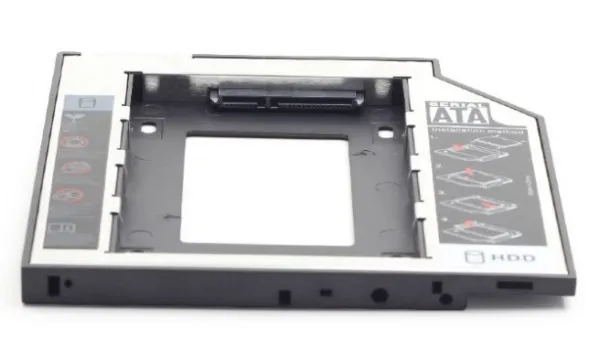 GEMBIRD MF-95-02 Gembird Fioka za montazu 2.5 SSD/SATA HDD(do12.7mm) u 5.25 leziste u Laptop umesto optike A Slika 3
