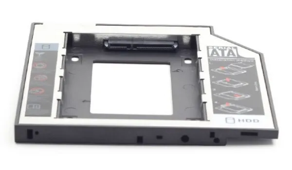 GEMBIRD MF-95-01 Gembird Fioka za montazu 2.5 SSD/SATA HDD(do 9.5mm) u 5.25 leziste u Laptop umesto optike Slika 5
