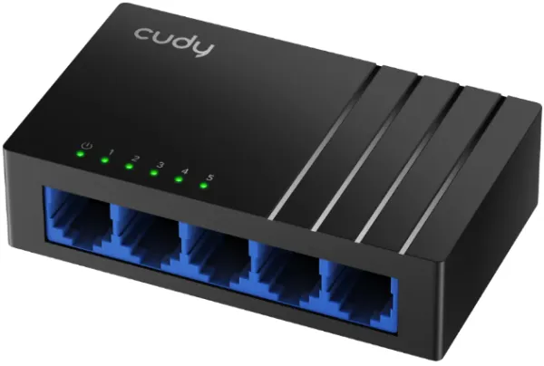 CUDY Cudy GS105D 5-Port Gbit Desktop Switch, 5x RJ45 10/100/1000 (Alt. PFS3005-GT-L) Slika 4