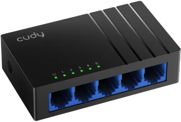 CUDY Cudy GS105D 5-Port Gbit Desktop Switch, 5x RJ45 10/100/1000 (Alt. PFS3005-GT-L) Slika 2