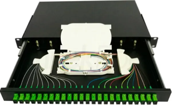 Optièki patch panel ExeLink sa 24 konektora SC/APC za rek orman Slika 2