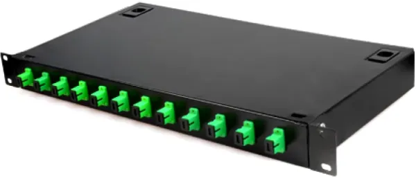 Optièki patch panel ExeLink sa 12 konektora SC/APC za rek orman Slika 1