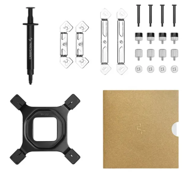 DeepCool AN600 UNI CPU kuler 180W 120mm 500-1850rpm 61CFM LGA1851/1700/1200/1151/1150/1155, AM5/AM4 Slika 5