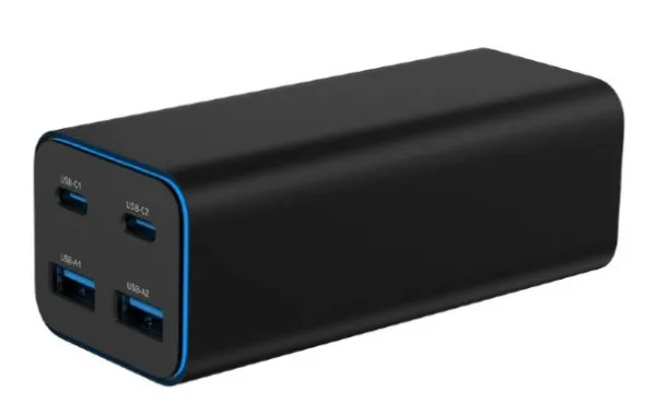 GEMBIRD TA-UC-2A2C-PD100-01-BK Gembird 4-port 100W GaN USB PowerDelivery brzi punjacr, black Slika 2