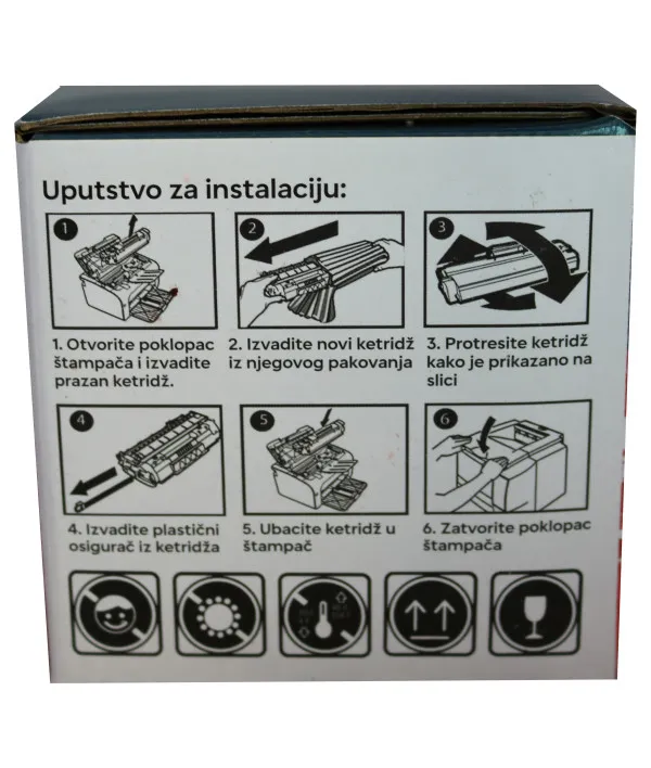 Toner Gembird CF540A/CF400A/CRG-054/CRG-045 BK zam. kaseta za HP Black 1.4k Slika 5