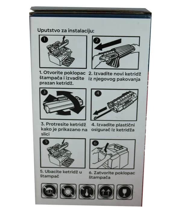 GEMBIRD Toner Gembird C-TN328 BK (Low temperature toner) zam. kaseta za Konica Bizhub Black 28k Slika 2