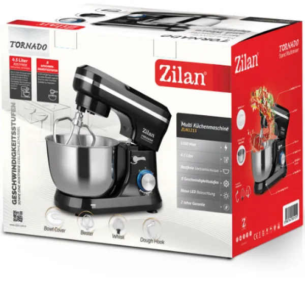 ZILAN Zilan ZLN1215 Mikser sa posudom, 8 brzina+pulse, 4.5 lit.,1000w Slika 6