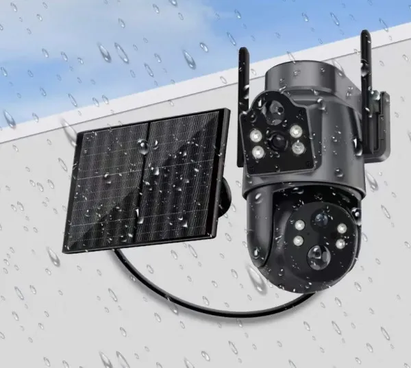 CAM-IP4MP-TQ7 GMB kamera 4MP(2mp+2mp) H.265 EU Solar Camera, 2 Inch, ICSEE App, 2.8mm, IP66 Slika 2