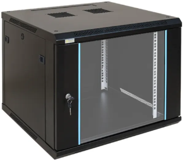 EXO:N Zidni rack ormar, 600mm×450mm×9U, crni Slika 1