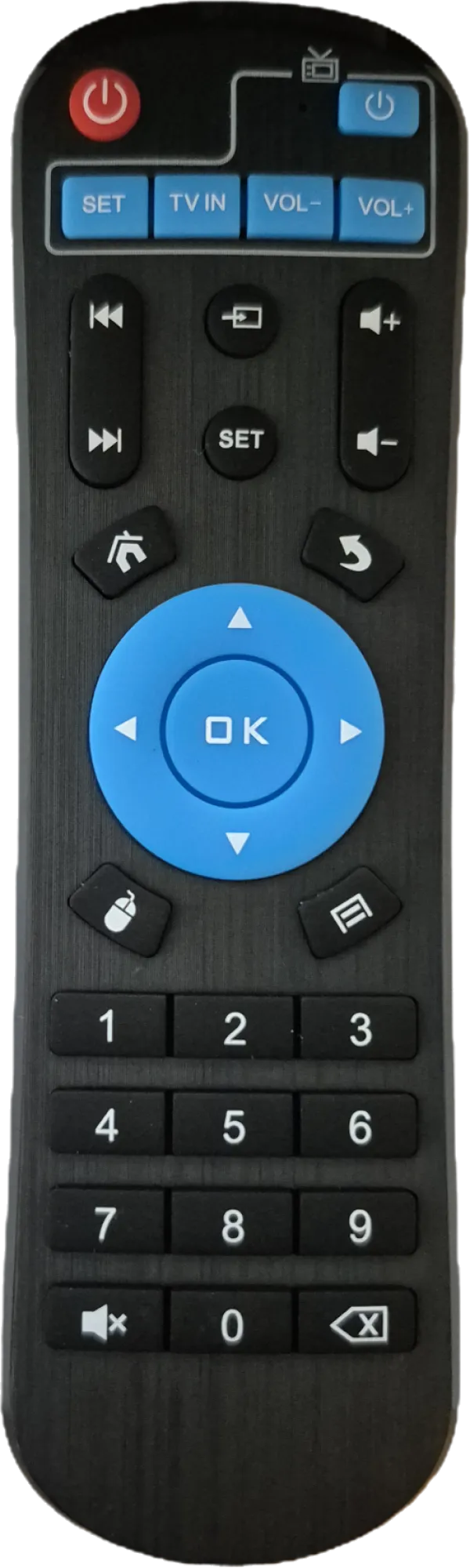 GEMBIRD GMB-X96-PROGRAMIRAJUCI DALJINSKI BLUE za X96 X4, MAX+, X98Q, Android TV Box, programmable IR Slika 1