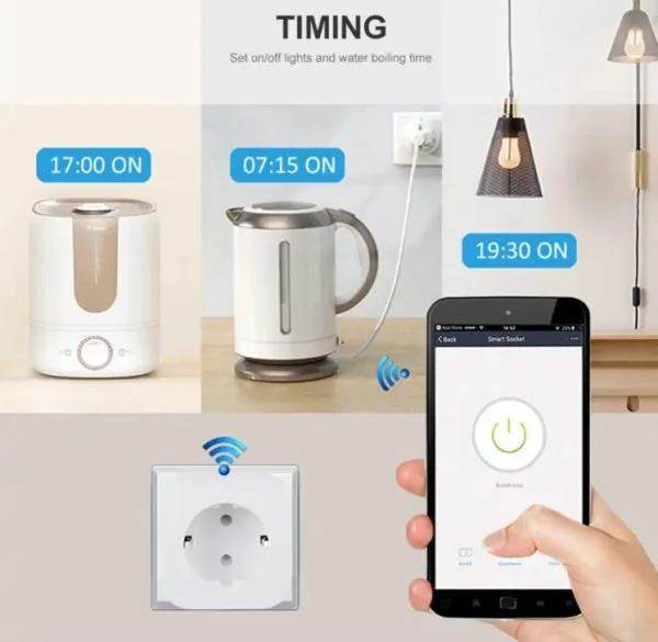 GEMBIRD SMART-MON16A GMB Power Energy merac potrosnje struje gateway tuya zigbee wifi smart 16A Slika 9