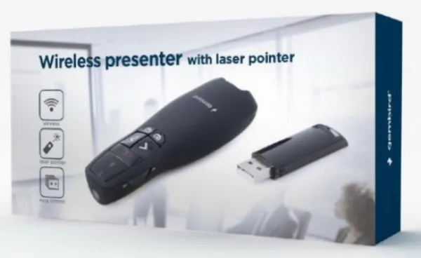 GEMBIRD WP-L-12 Gembird Wireless prezenter, laser pointer Slika 2