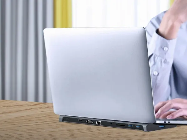 A-CM-COMBO10-01 Gembird USB Type-C 10-in-1 multi-port adapter(USB hub+HDMI+VGA+PD+card r+LAN+3.5mm) Slika 2