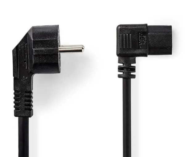 NEDIS CEGL10020BK20 Kabl za napajanje racunara C13 pod uglom 2m Slika 3