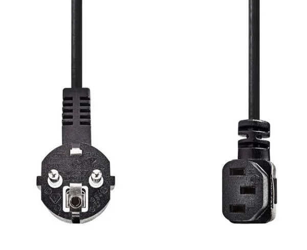 NEDIS CEGL10020BK20 Kabl za napajanje racunara C13 pod uglom 2m Slika 2