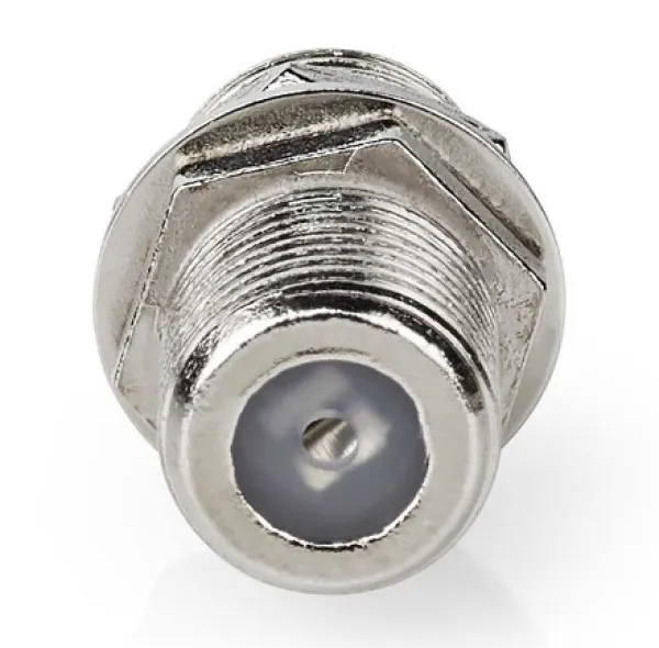 NEDIS CSGB41940ME Satellite & Antenna Adapter F zenski na F zenski, 75 Ohm, Metal, Silver, 1kom Slika 4