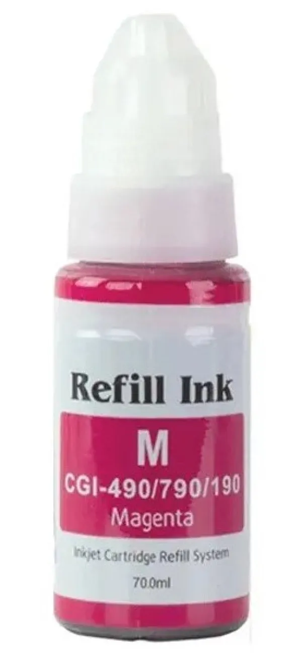 SINOCOPY INKJET GI-490 Dopuna Magenta SINO boja bocica sadrži 70 ml mastila za Canon CNIJM490SC Slika 1
