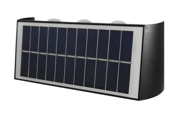 Nazidna solarna lampa YW13173-3253-2x3 3000K, IP44, 210x80x55 mm Slika 1