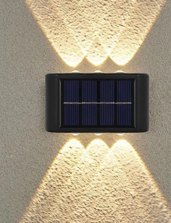 Nazidna solarna lampa YW13173-3253-2x3 3000K, IP44, 210x80x55 mm Slika 5