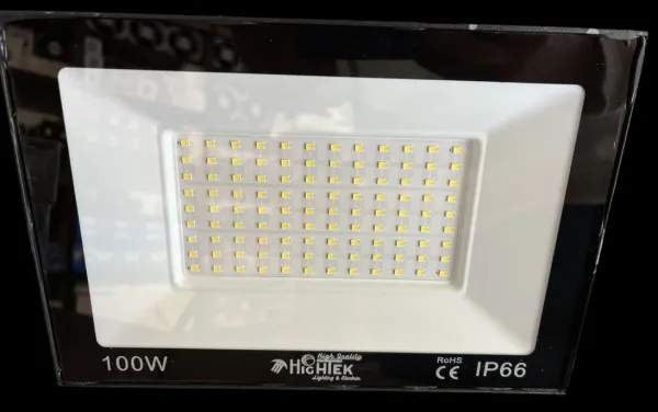 HIGHTEK Led refleKtor100W 6000K Bela, 225x157x32mm Slika 1