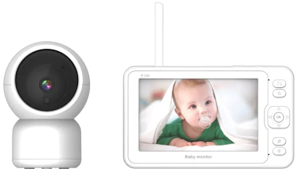 Baby kamera sa 5.0 inca monitorom, 2.0MP, 3.6mm, IR5m Slika 4