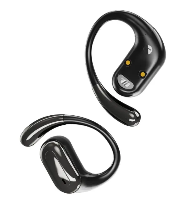 GEMBIRD OWS-01-BK Gembird bluetooth V5 open-ear slusalice, TWS, black Slika 5