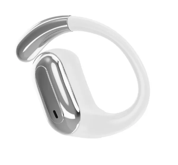 GEMBIRD OWS-01-W Gembird bluetooth V5 open-ear slusalice, TWS, white Slika 5