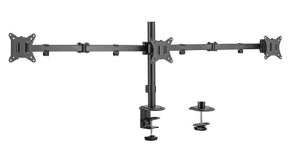 MA-D3-01 Gembird Podesivi stoni drzac za monitor sa tri ruke,tilt,rotacija, okretanje, 17-27 max.7kg Slika 6