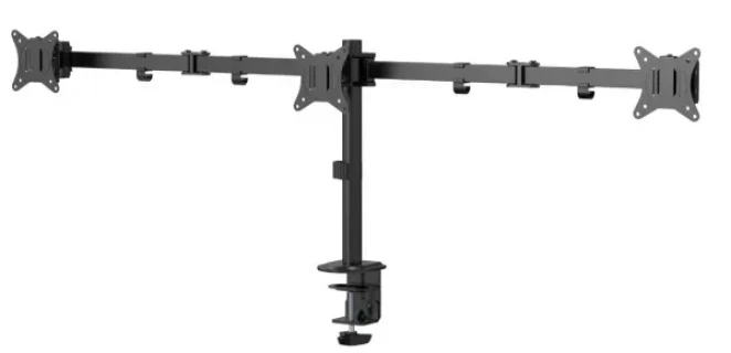 MA-D3-01 Gembird Podesivi stoni drzac za monitor sa tri ruke,tilt,rotacija, okretanje, 17-27 max.7kg Slika 3