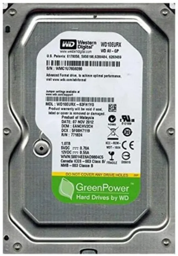 GEMBIRD HDD 3.5 * 1TB SET USB 3.0 SATA eksterno kuciste + 1TB WD10EURX WD/ EE3-U3S-3 Slika 1