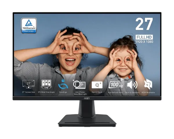 Monitor 27 MSI PRO MP275 FHD IPS 100Hz 1ms HDMI, VGA Slika 4