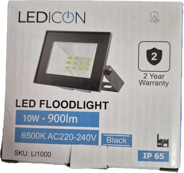 LEDICON LED REFLEKTOR 10W, 900lm, SMD, 6500K, IP65 Slika 1