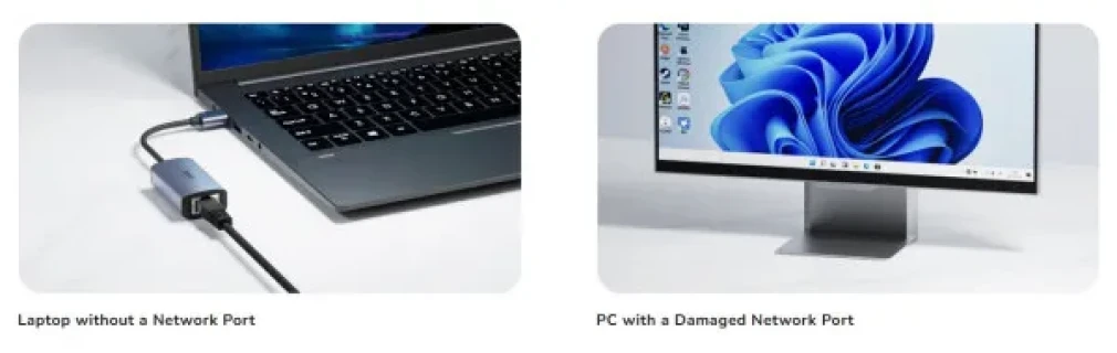 Cudy UE10A USB 3.0 to Fast Ethernet LAN adapter 10/100/1000 ( mrezna kartica) Slika 1