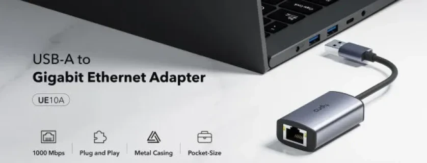 Cudy UE10A USB 3.0 to Fast Ethernet LAN adapter 10/100/1000 ( mrezna kartica) Slika 5