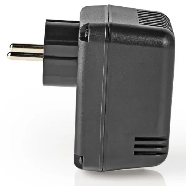 NEDIS POCO104 Konvertor snage, 230V AC 50Hz, 30W, Euro, Black Omogucava upotrebu opreme iz SAD u Evropi Slika 4