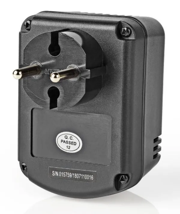 NEDIS POCO104 Konvertor snage, 230V AC 50Hz, 30W, Euro, Black Omogucava upotrebu opreme iz SAD u Evropi Slika 6
