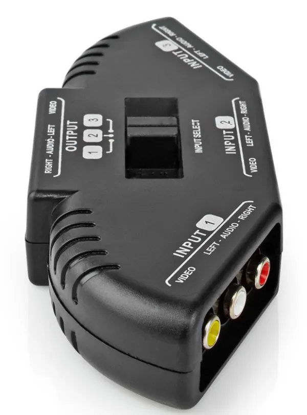 NEDIS VSWI2403BK Kompozitni video prekidaè, 3 ulaza na 1 izlaz, 1024x576 Slika 5