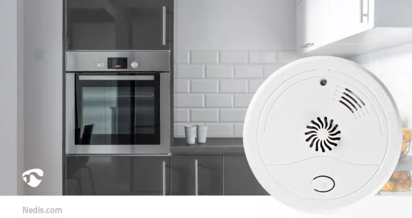 NEDIS DTCTH10WT Alarm za toplotu Na baterije, 85db, ABS, Bela Slika 3