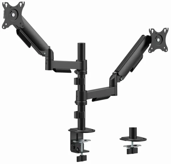 GEMBIRD MA-DA2P-02 Gembird Podesivi dupli stoni drzac za monitor, tilt, 17-32 max.9kg Slika 5