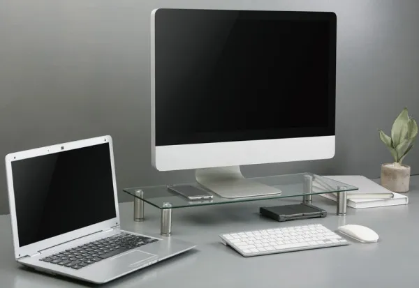 GEMBIRD MS-TABLE-GM-01 Gembird postolje za monitor od kaljenog stakla 580x 210 x 90 mm Slika 8