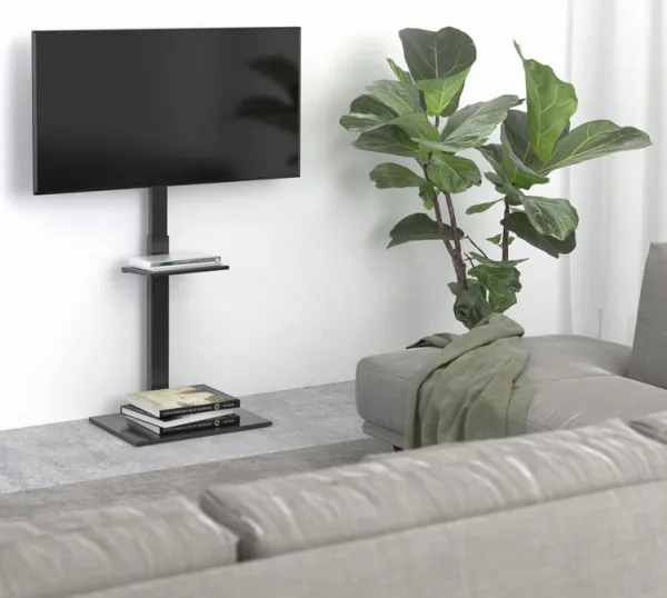 GEMBIRD TVS-55T-02 Gembird Mobilni sto sa tockicima, tilt, 32-55, crne boje Slika 6